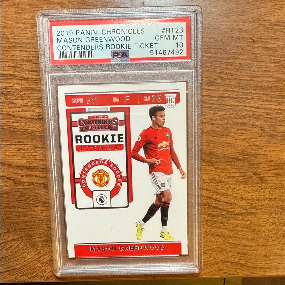 Panini Chronicles Rookie Card - Red and White